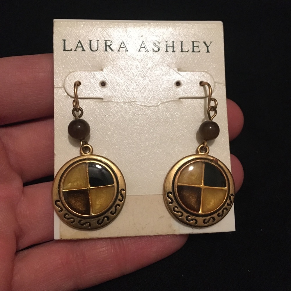 Laura Ashley Hook Dangle Fashion Jewelry Earrings